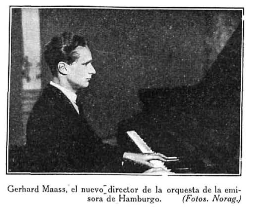 Gerhard Maass, piano