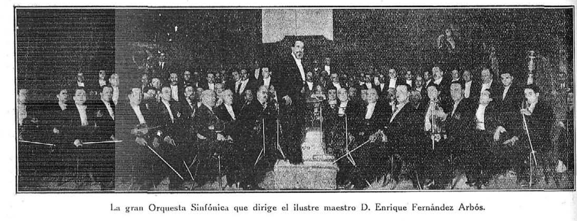 Orquesta Sinfónica de Madrid y Arbós, director