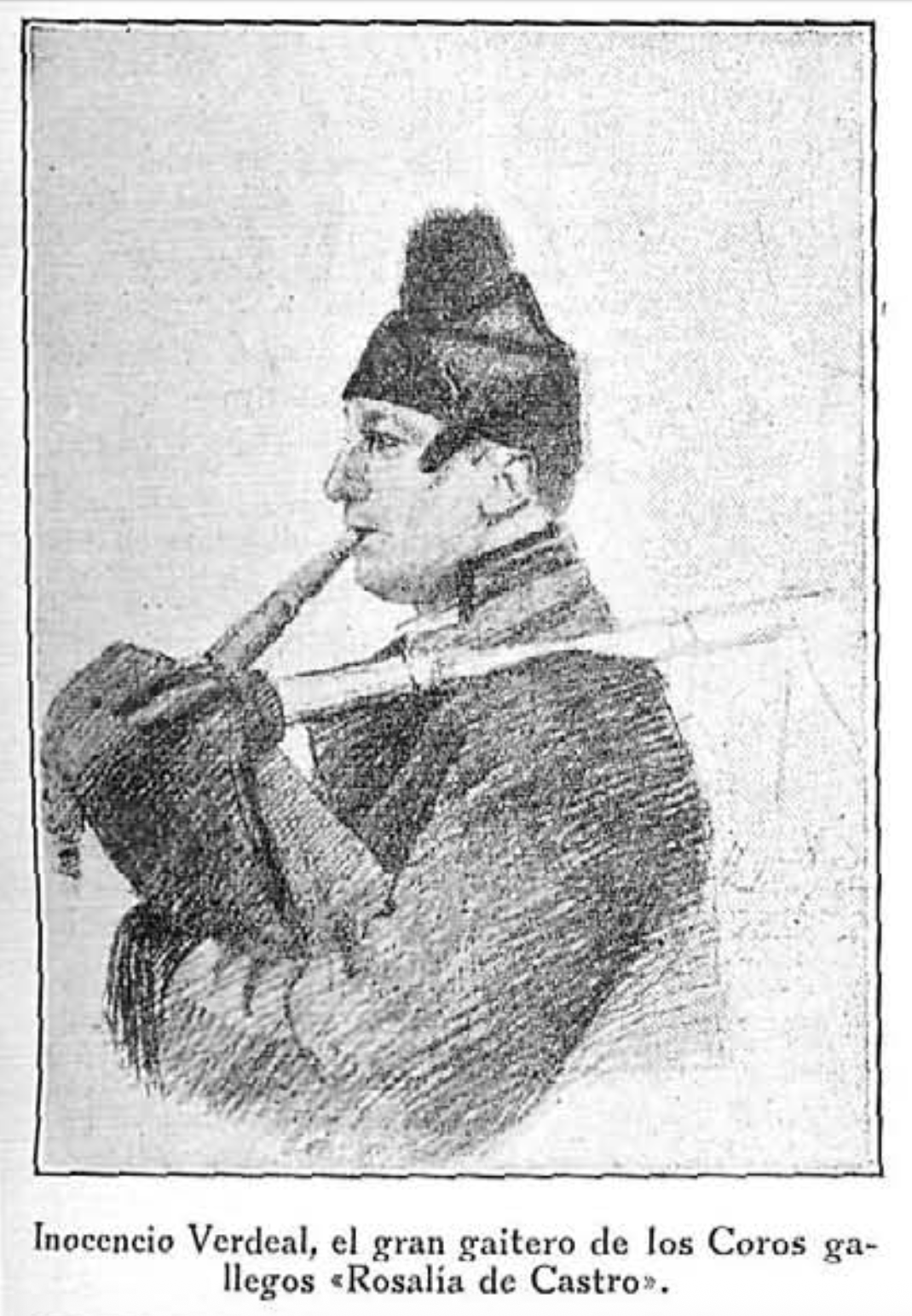 Inocencio Verdeal, gaita