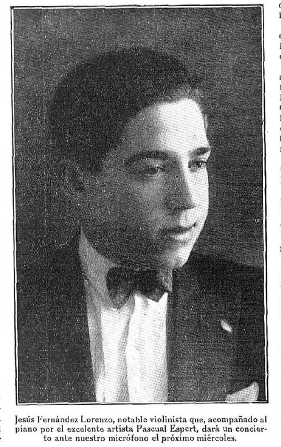 José Fernández Lorenzo, violín