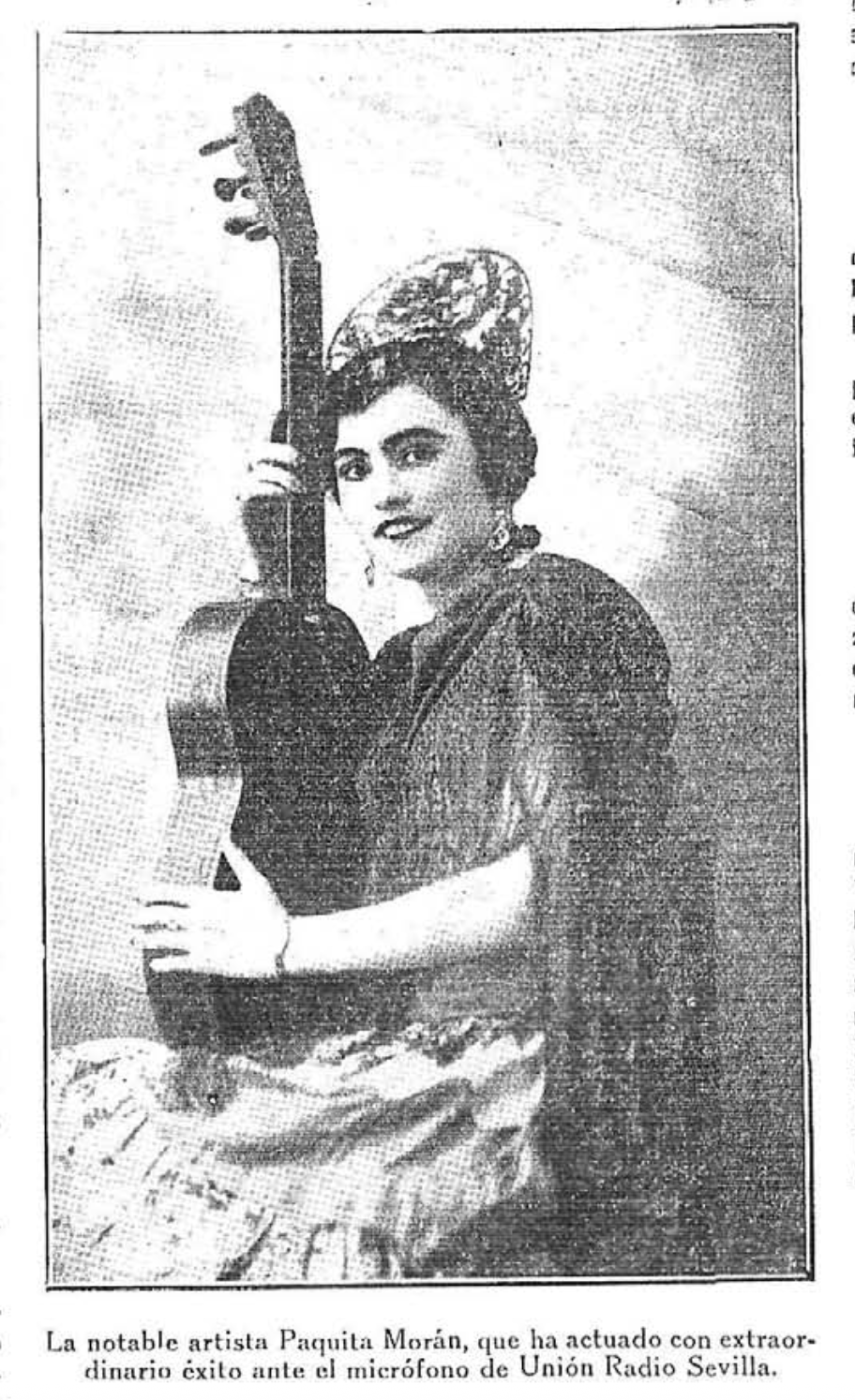 Paquita Morán, guitarra