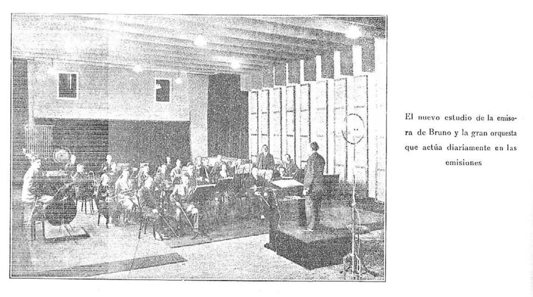 Estudio y orquesta emisora de Bruno