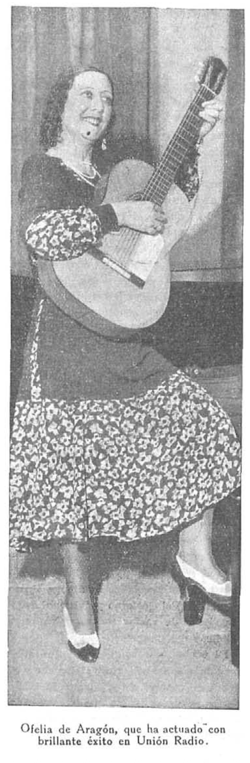 Ofelia de Aragón, guitarra