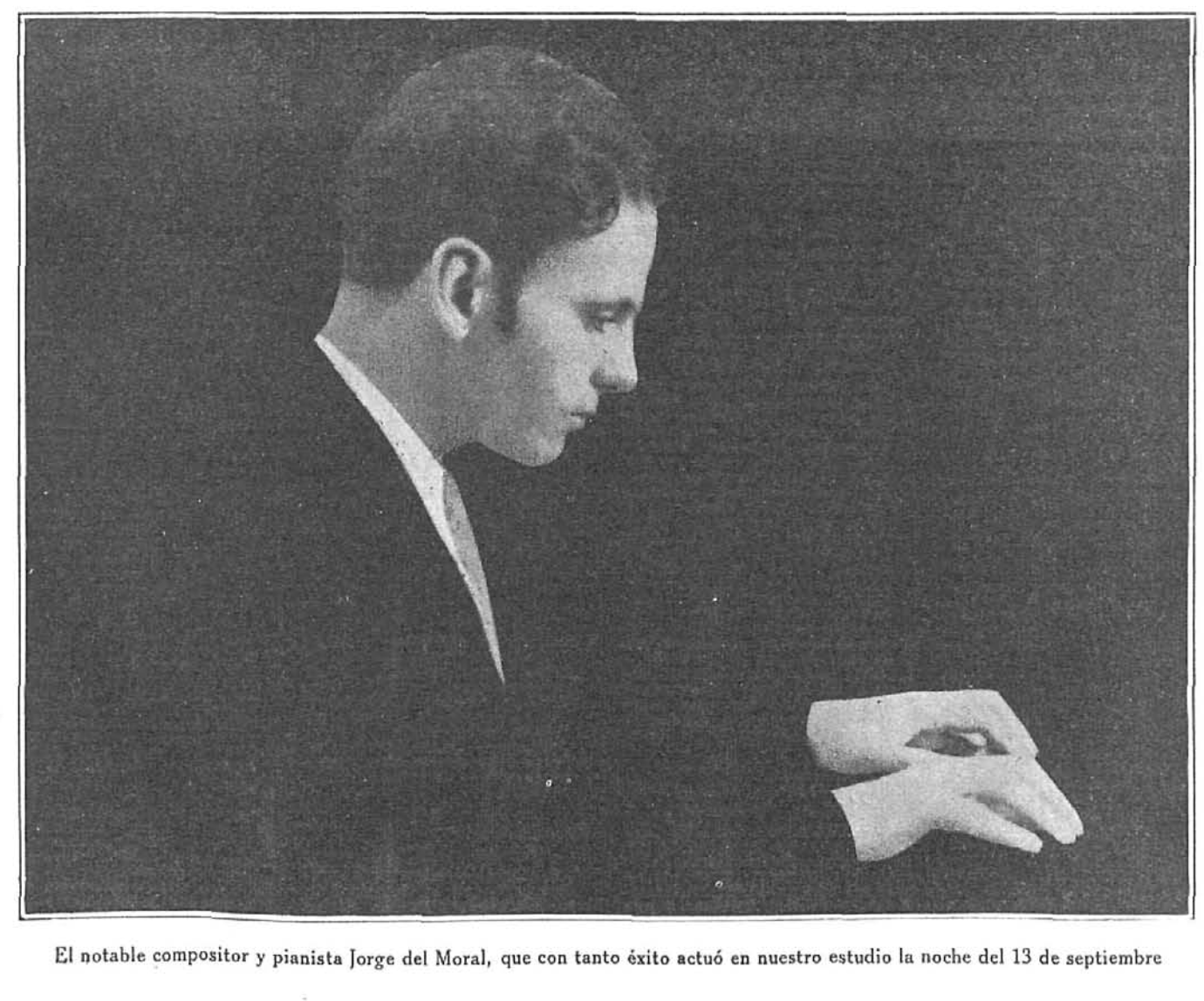 Jorge del Moral, piano