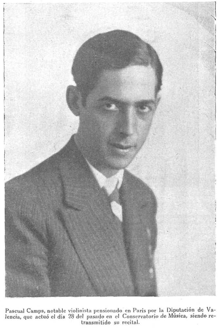Pascual Camps, violín
