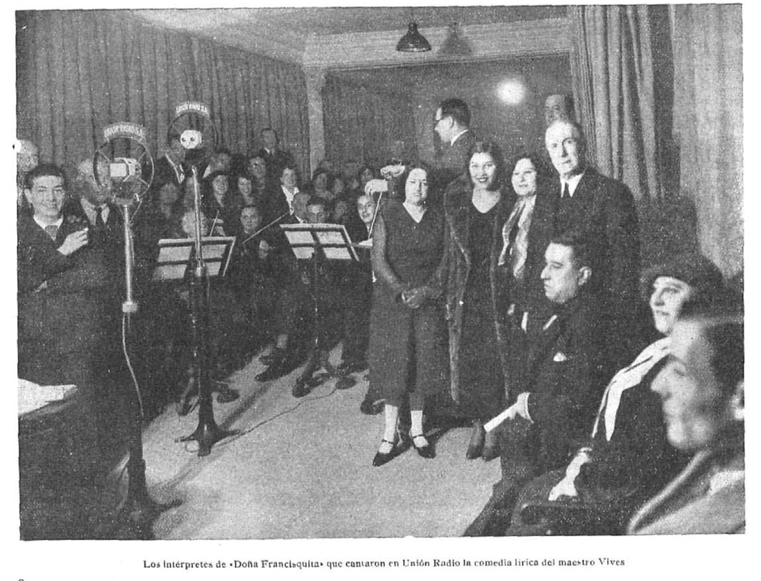 Intérpretes de Doña Francisquita