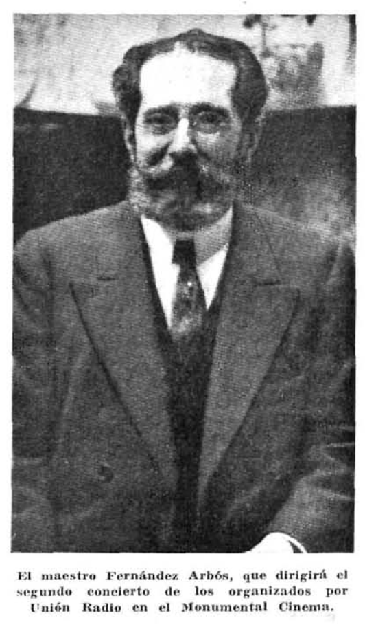 Fernández Arbós, director