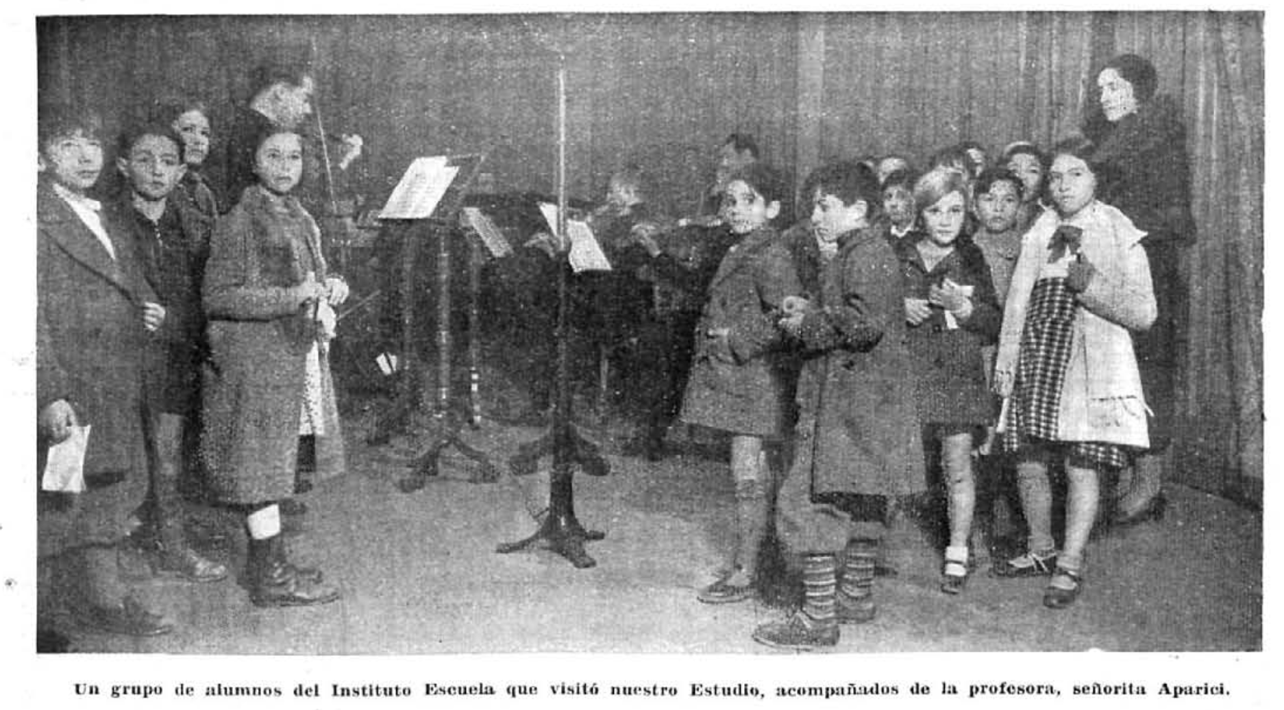 Alumnos del Instituto-Escuela