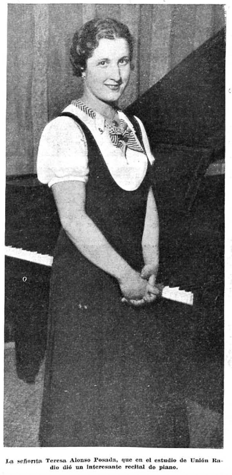 Teresa Alonso Posada, piano
