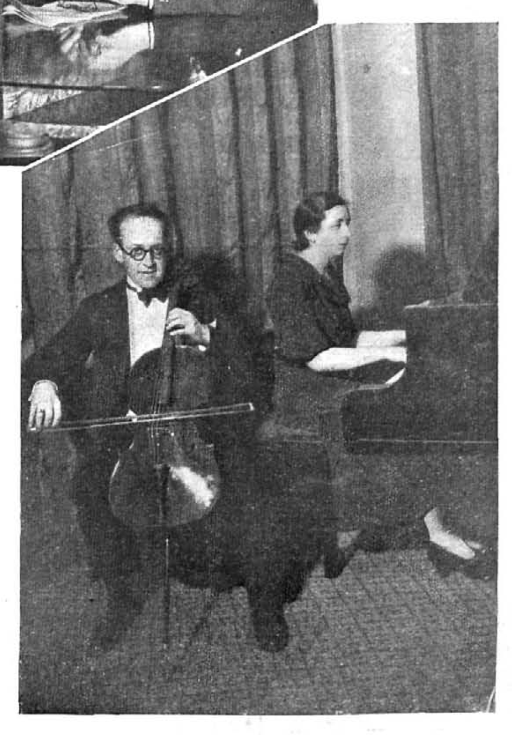 Galvez Bellido violonchelo; Faustina Rovira, piano