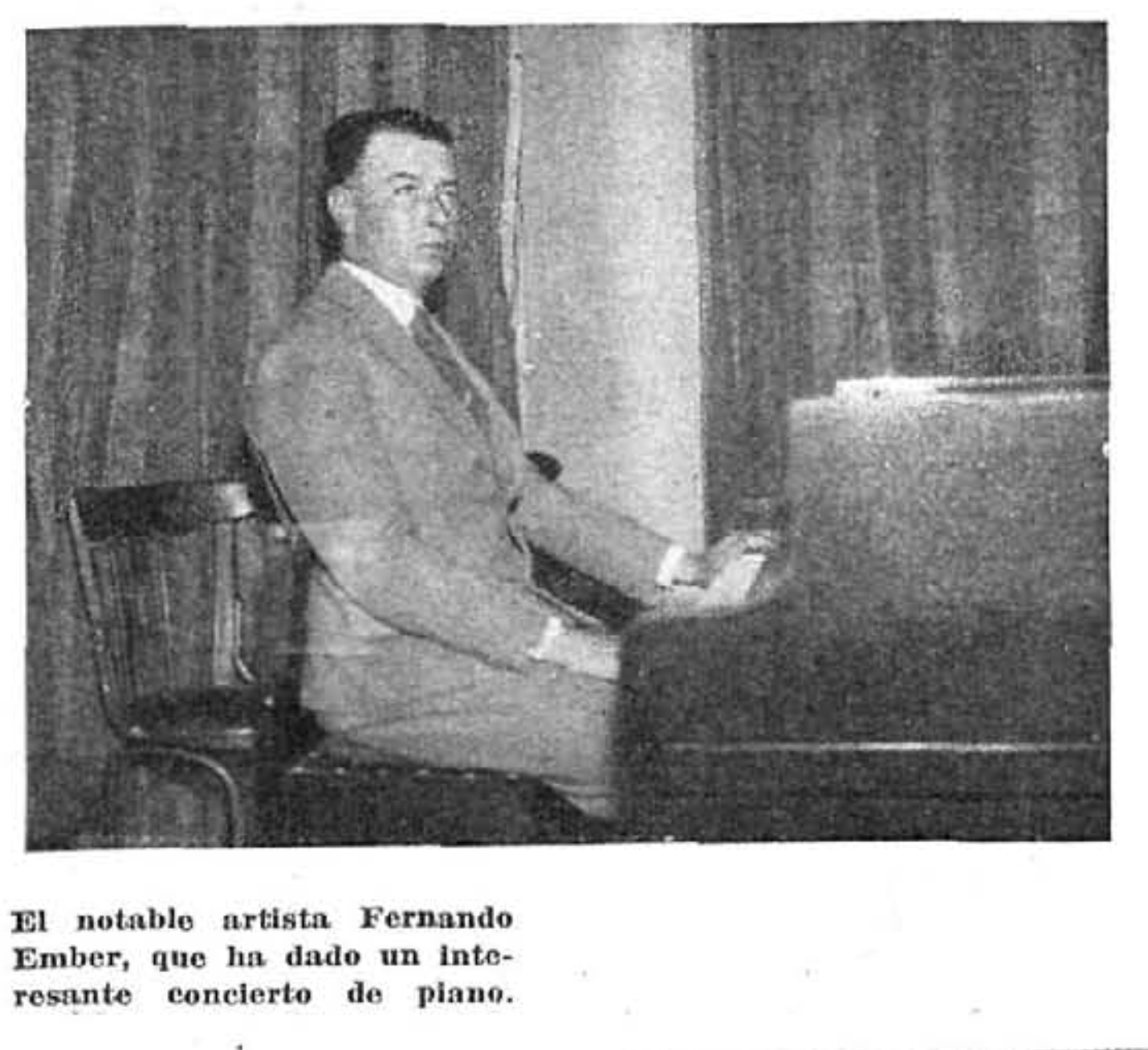 Fernando Ember, piano