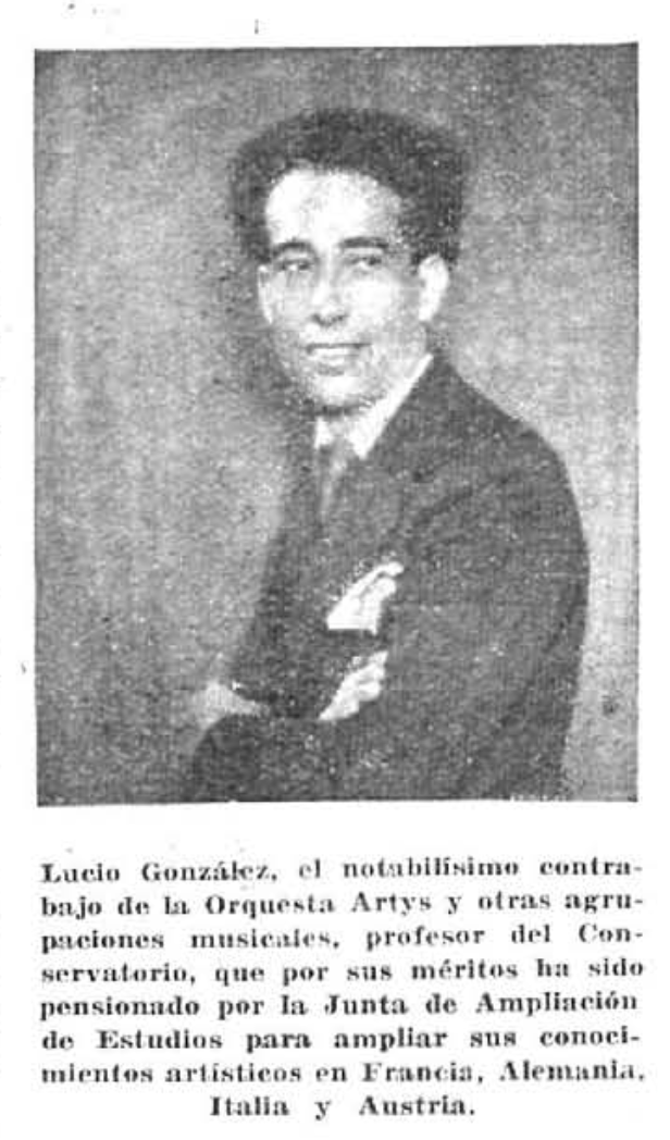 Lucio González, contrabajo