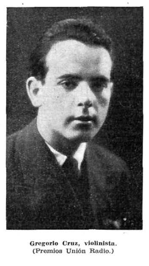 Gregorio Cruz, violín