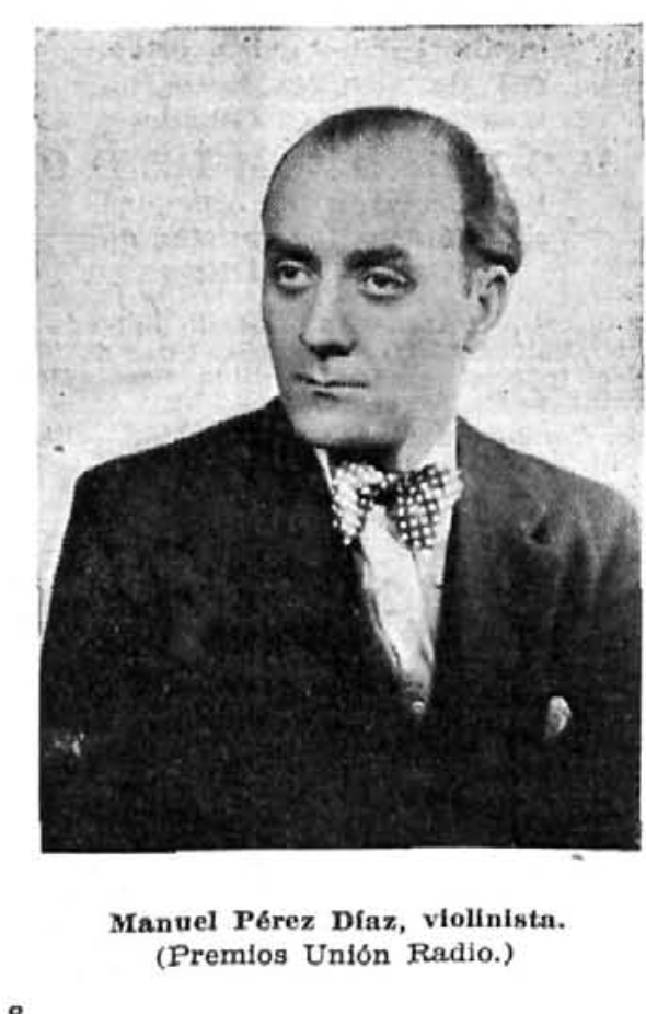 Manuel Pérez Díaz, violín