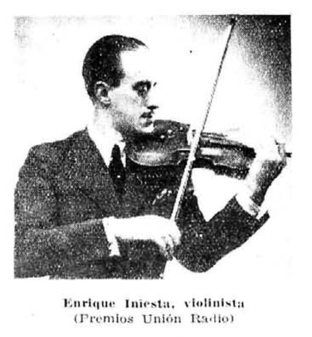 Enrique Iniesta, violín