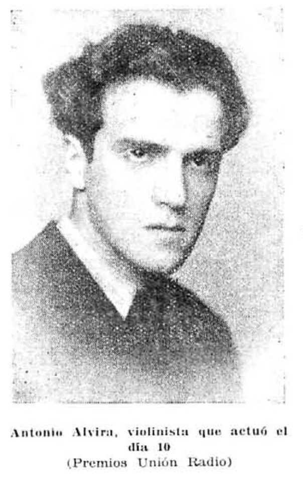 Antonio Alvira, violín
