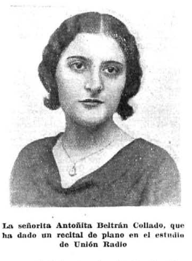 Antonia Beltrán Collado, piano