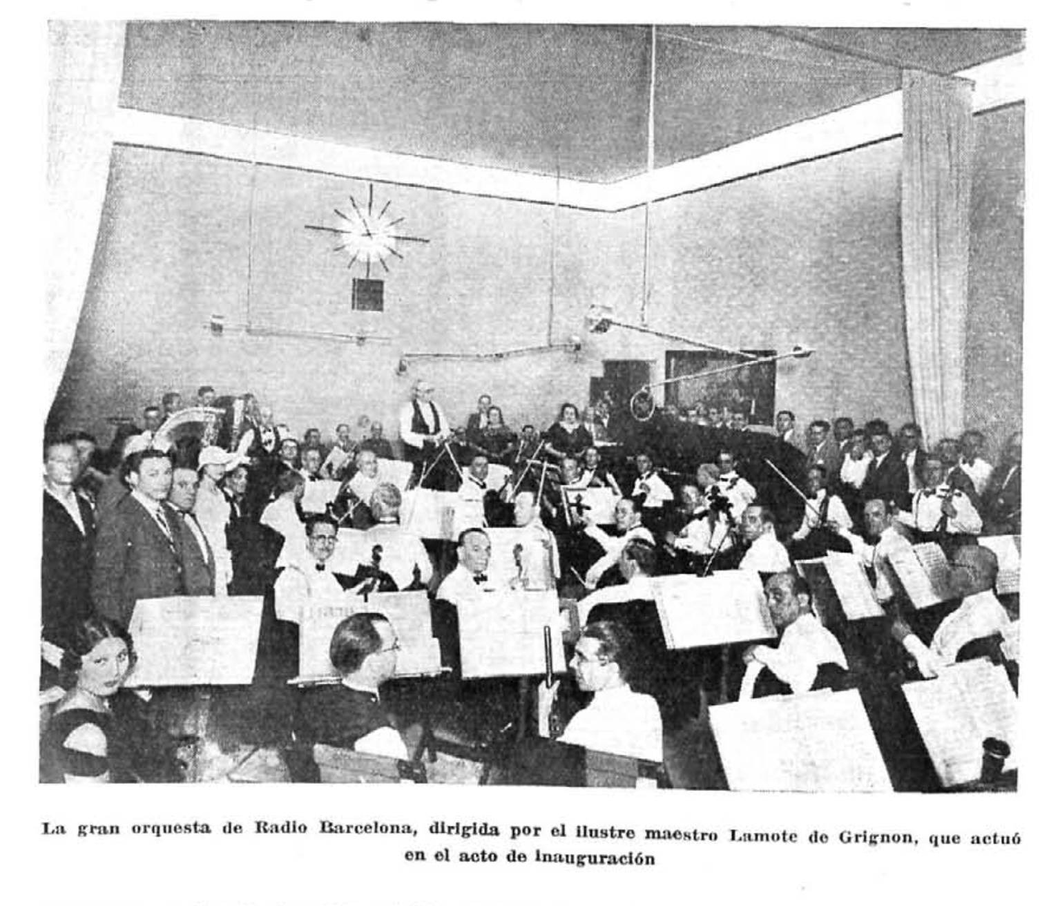 Gran Orquesta Radio Barcelona con Lamote de Grignon