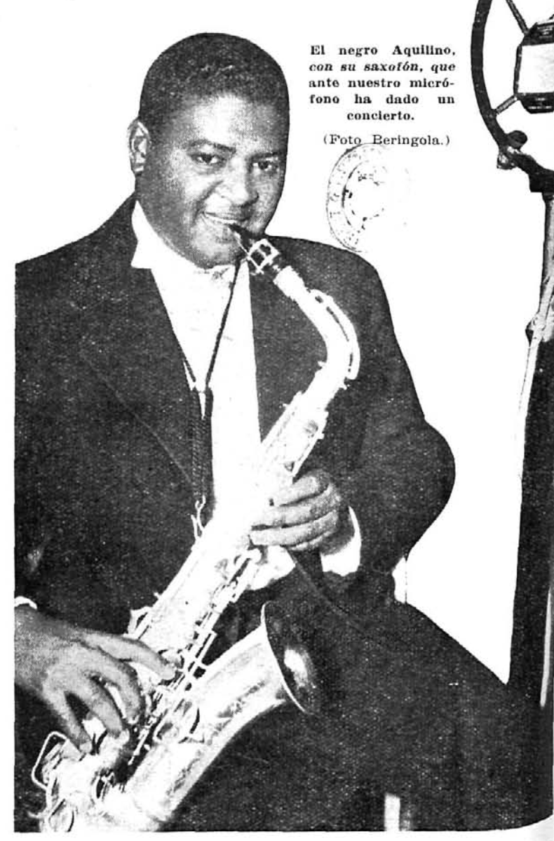 Aquilino, saxofón