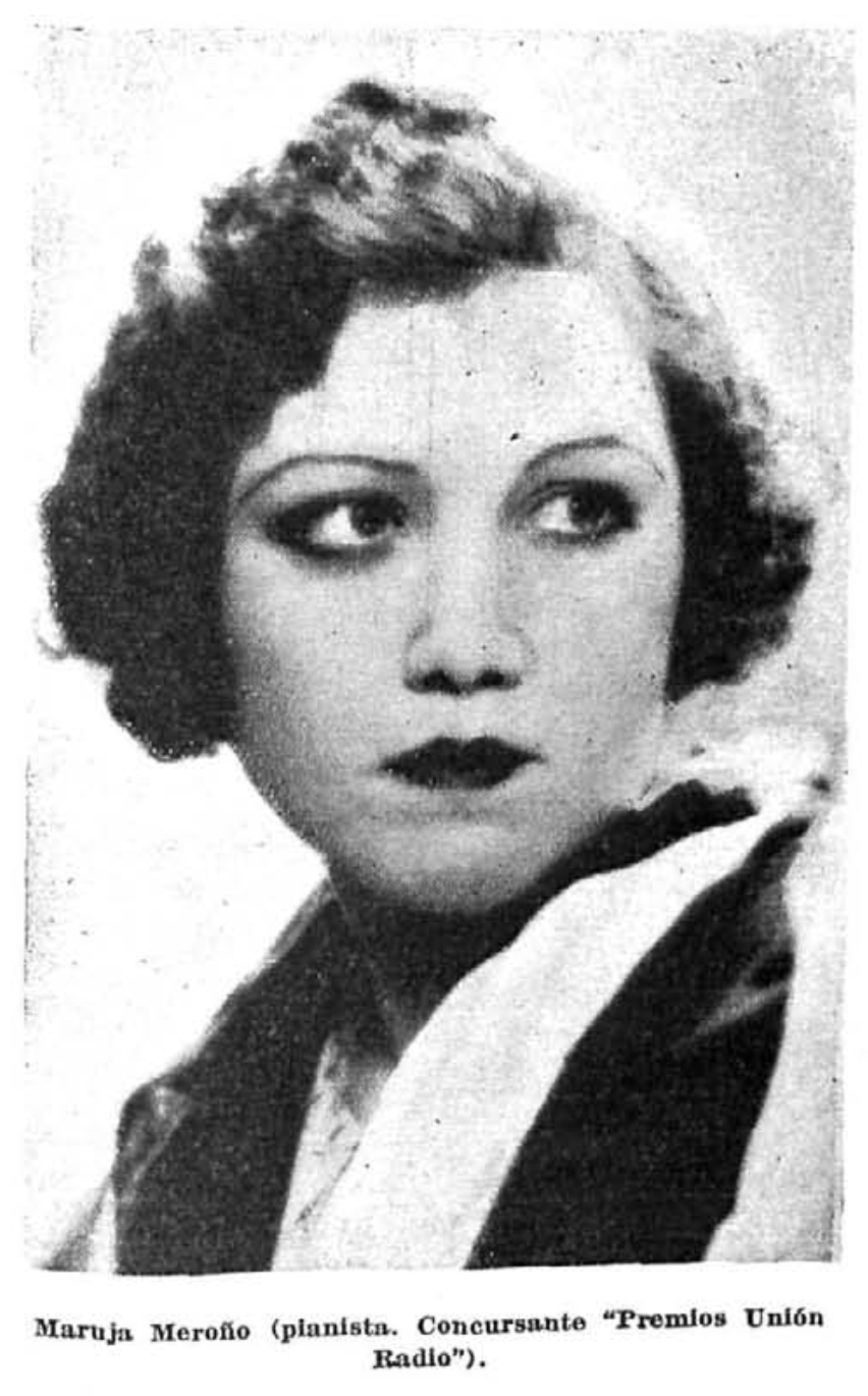 Maruja Meroño, piano