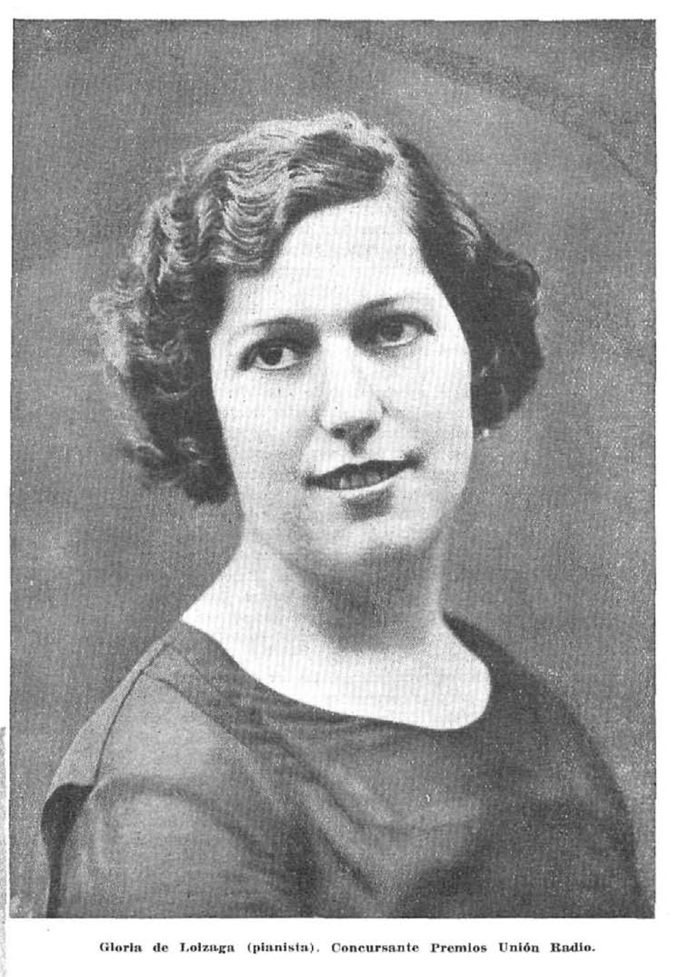 Gloria de Loizaga, piano