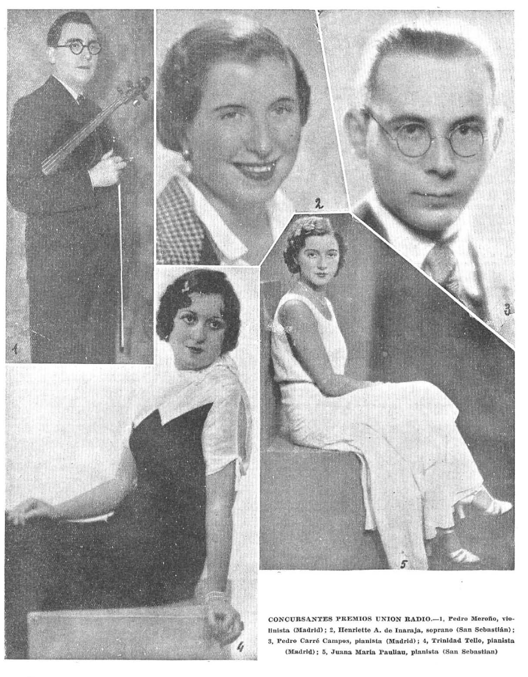 Ganadores concurso Unión Radio