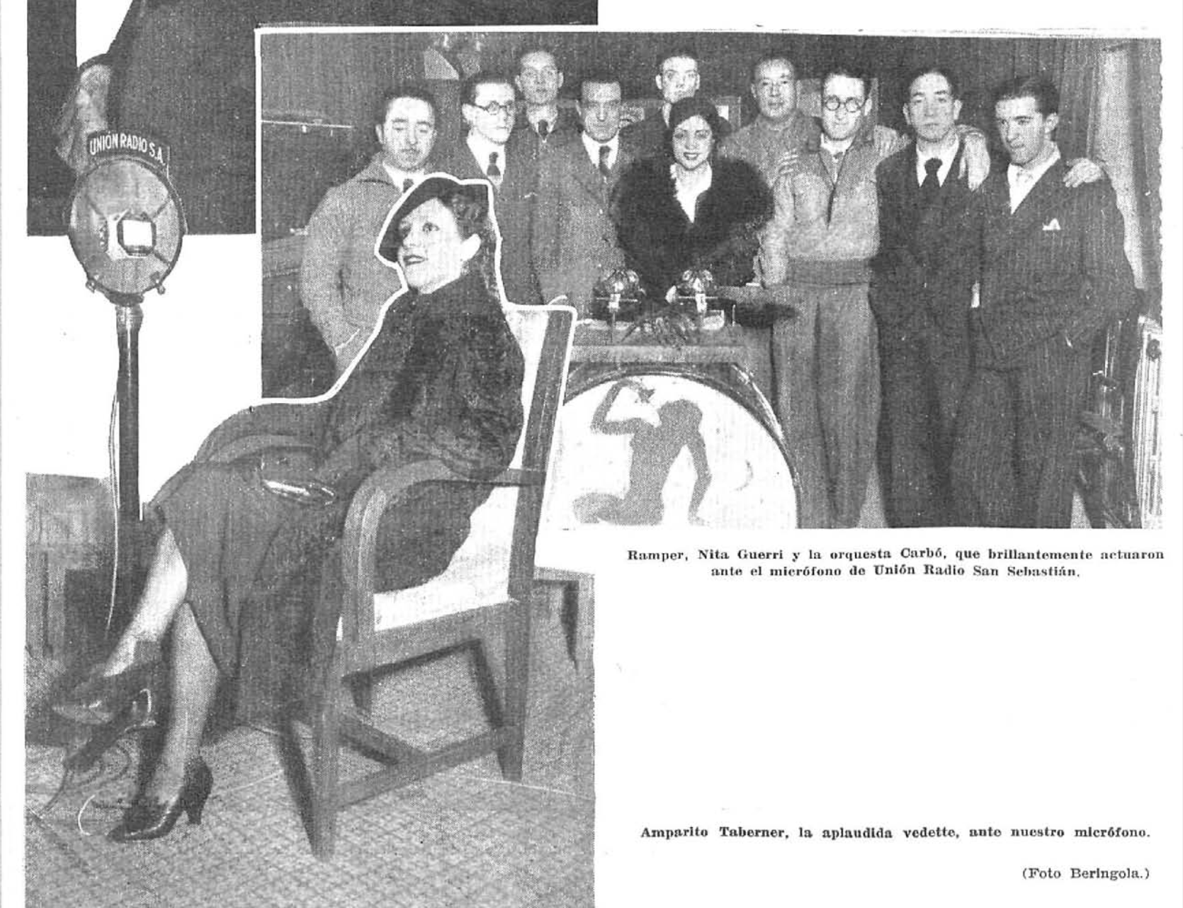 Nita Guerri y la orquesta Garbó, Amparo Taberner