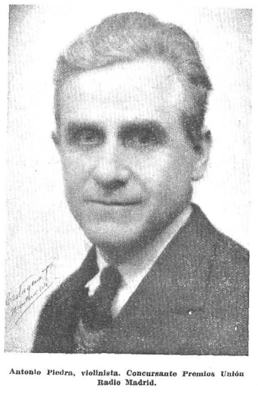 Antonio Piedra, violín