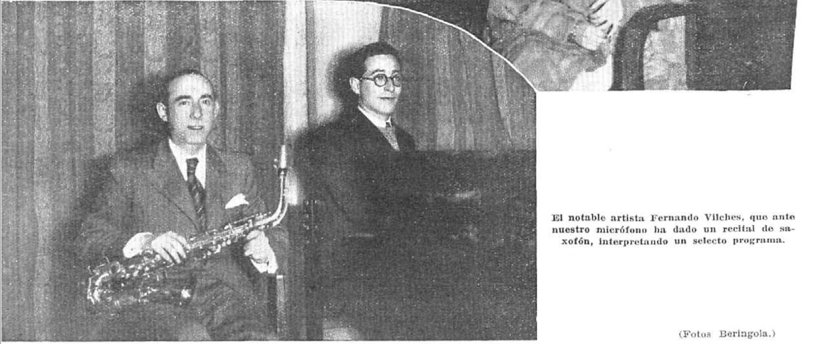 Fernando Vilches, saxo