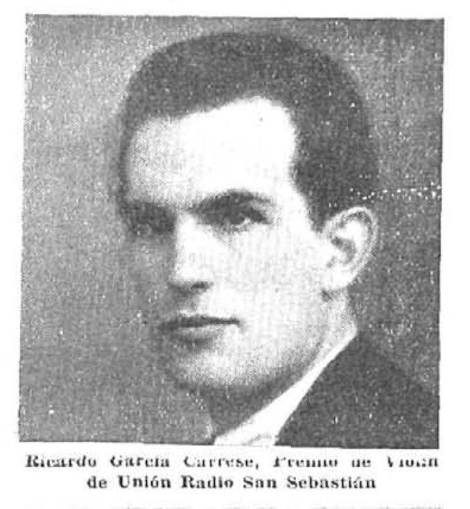 Ricardo García Carrese, violín