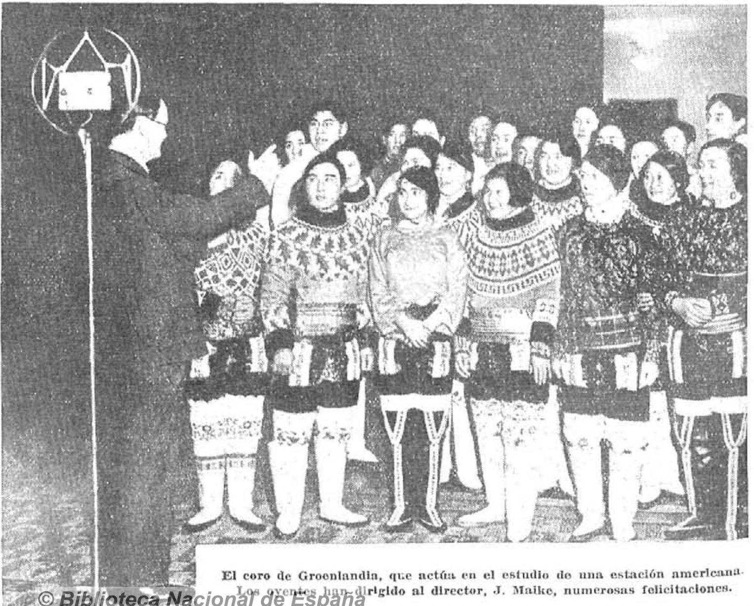 Coro de Groenlandia dirigido por Malke