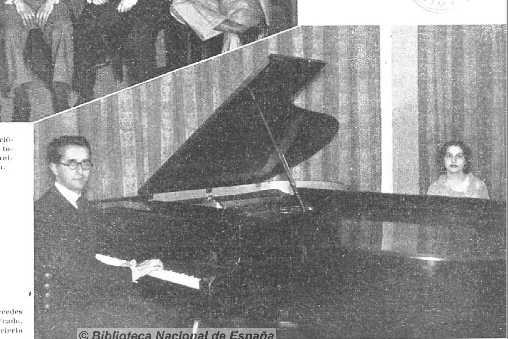 Mercedes L. Arizaga y Romero Prado, pianos