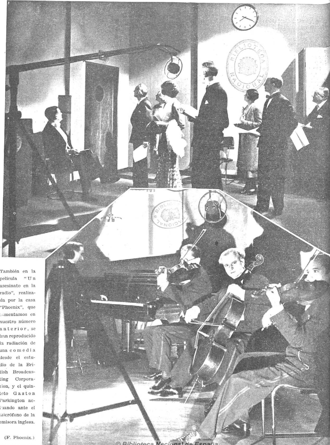 Quinteto Gaston Parkington de la British Broadcasting Corporation