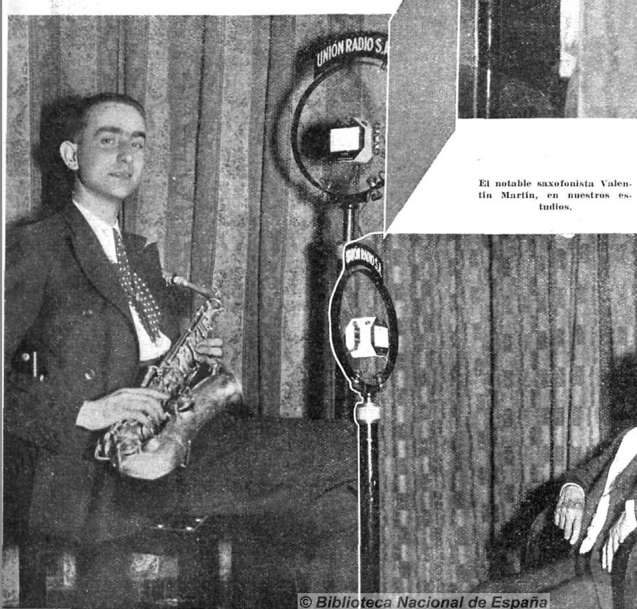 Valentín Martín, saxo