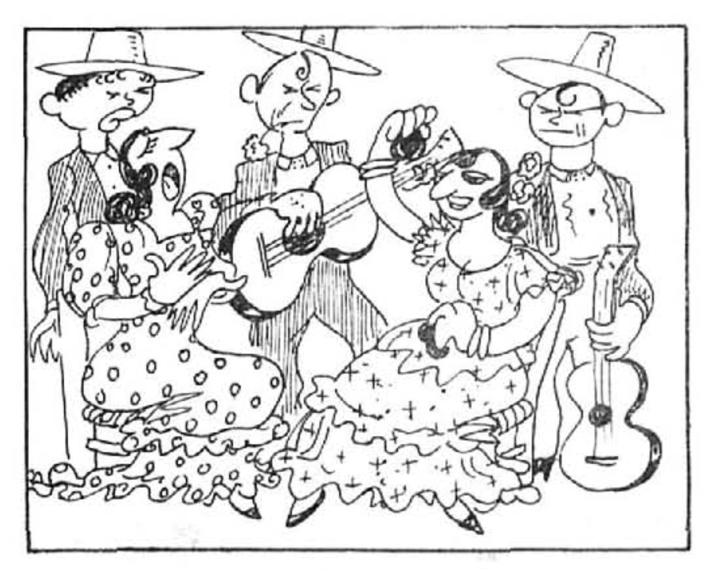Viñeta flamenca