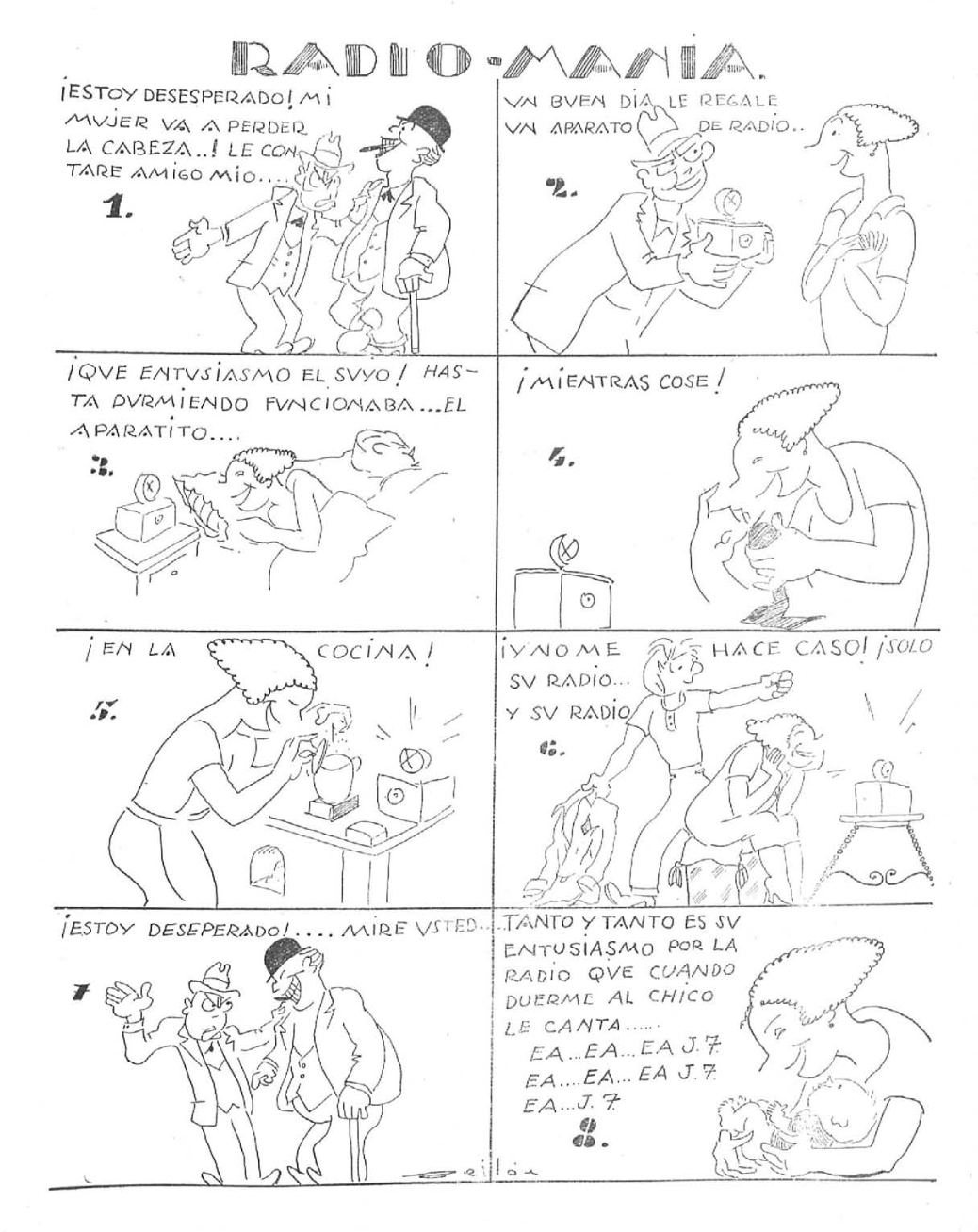 Radio-Manía Tira Cómica