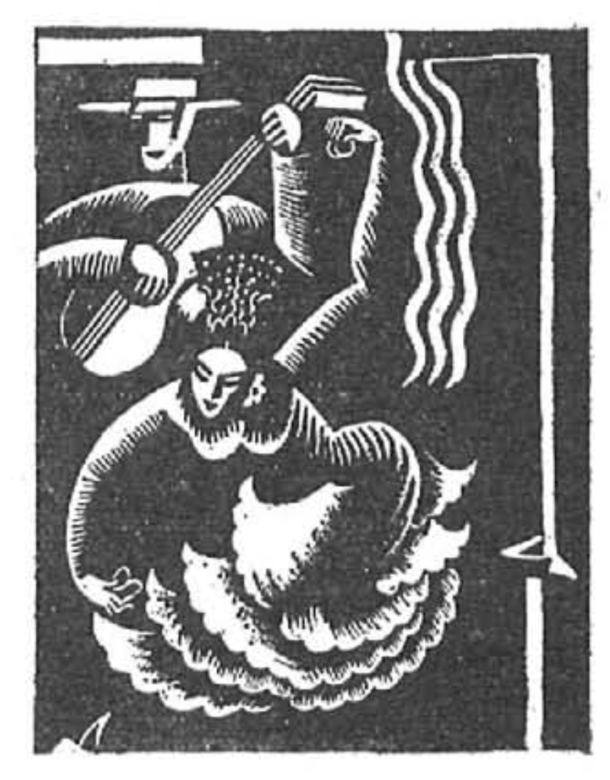 Dibujo para articulo sobre canciones de Lorca