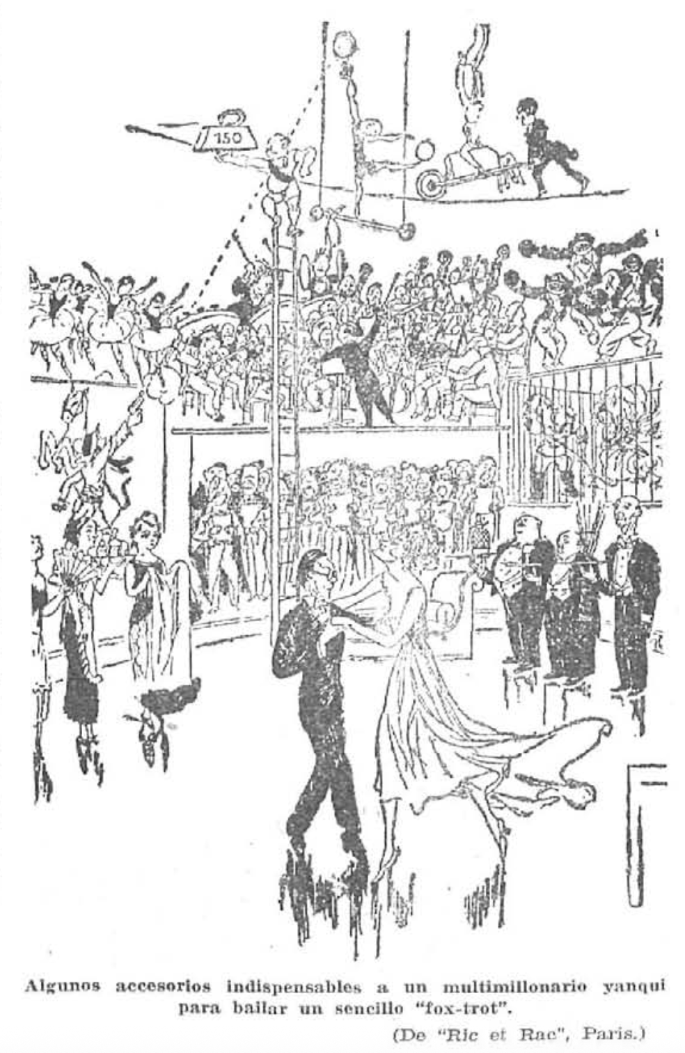 Multimillonario yanqui y fox-trot (jazz)