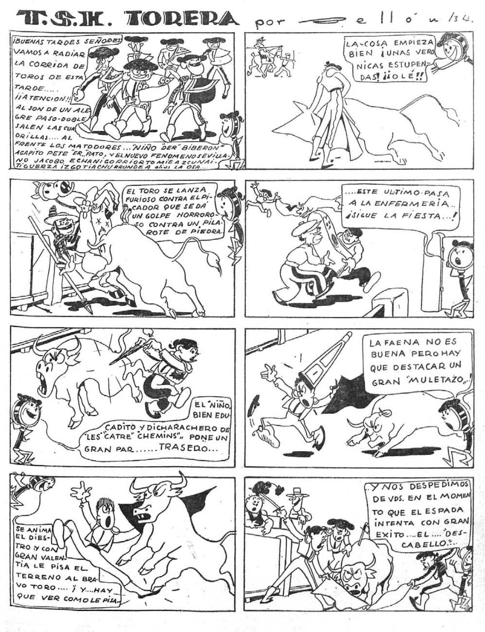 Retransmisión Corrida Tira Cómica